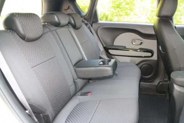 Чехлы для сидений Ford Galaxy 2 (2006-2015) черный жаккард с экокожей BM X01-T17-E01-99-1-1-194-15 - Фото 7