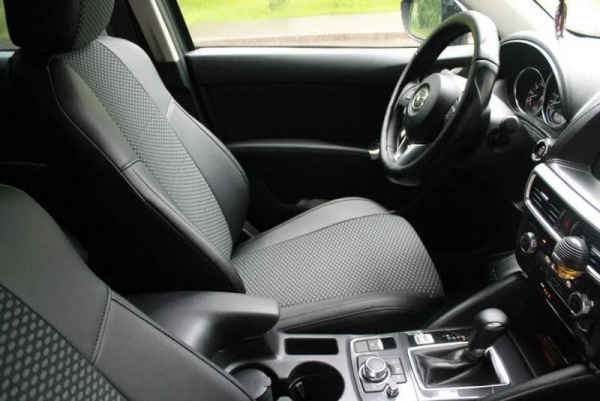 Чехлы на сиденья Mazda 6 (GJ) (2012-2018) серый велюр с экокожей BM T08-E03-E01-99-1-0-388-00 - Фото 4