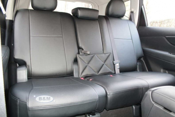 Чехлы для сидений Honda CRV 4 (2012-2015) чёрная перфорированная экокожа BM Classic P03-E03-E01-99-238-00 - Фото 4