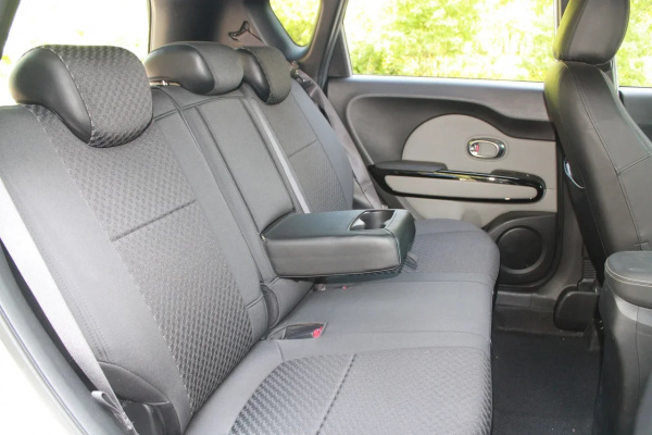 Чехлы на сиденья Fiat Sedici (2005-2014) черный жаккард с экокожей BM X01-T17-E01-99-1-0-600-10Z - Фото 2