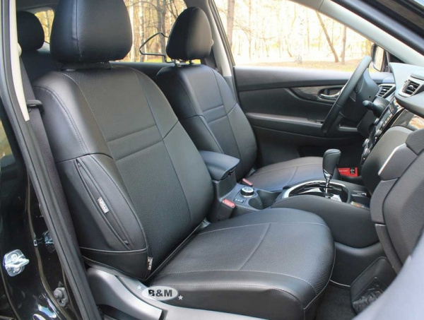 Чехлы на сиденья Toyota Corolla (E160) (2012-нв) серая алькантара двойной ромб BM A26-A26-E01-12-1-0-618-16 - Фото 4