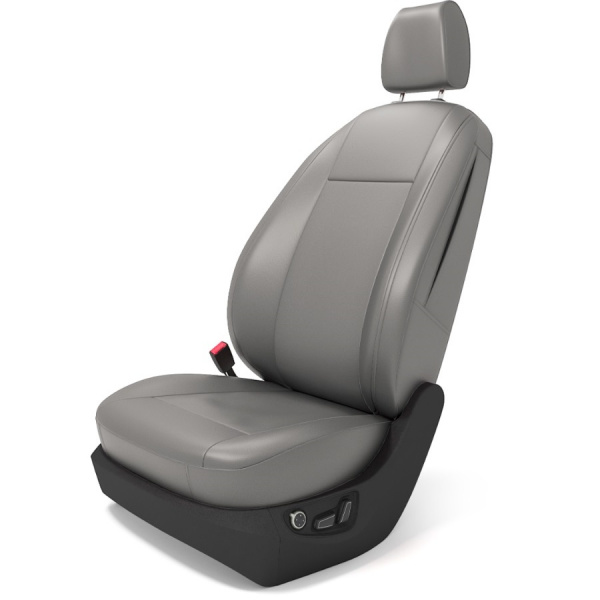 Чехлы на сиденья Chevrolet Lacetti Седан (Comfort, Optimum) серая экокожа BM E26-E26-E24-99-K-1-122-15 - Фото 1