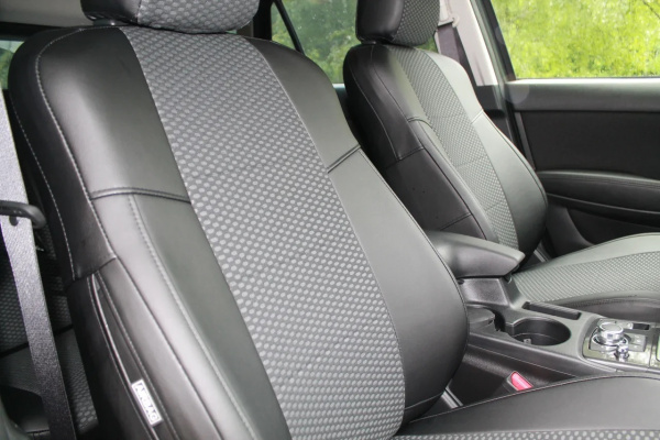 Чехлы для сидений Daewoo Gentra 2 (2013-2015) серый велюр с экокожей BM T08-E03-E01-99-1-0-122-17 - Фото 3
